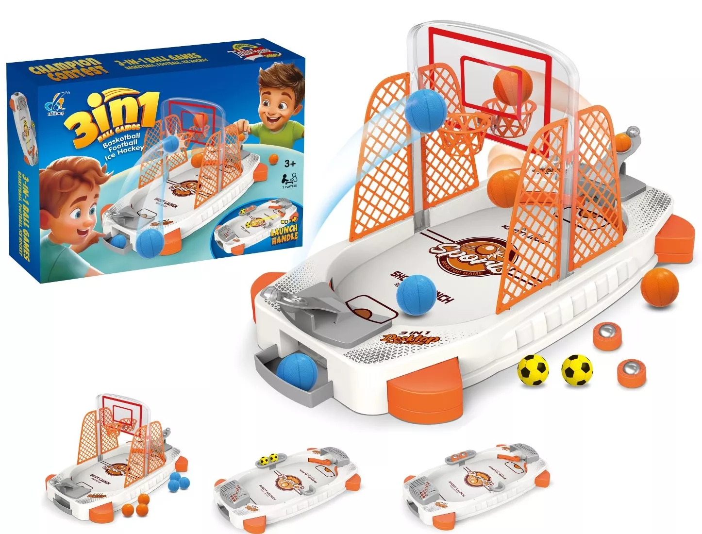 ¡¡¡3 JUEGOS EN 1!!! BASQUET, FUTBOL, HOCKEY.