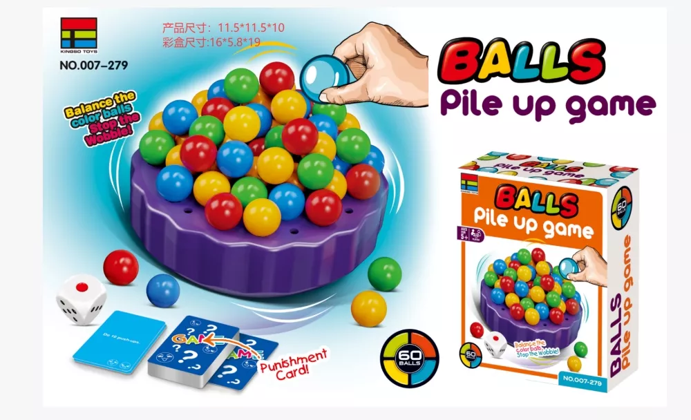 PIRÁMIDE DE BOLITAS!!! EL JUEGO DEL EQUILIBRIO PERFECTO