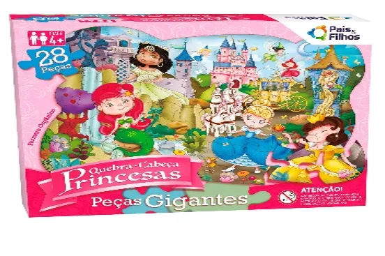 ROMPECABEZA 28 PCS GIGANTE - PRINCESAS - UNICA